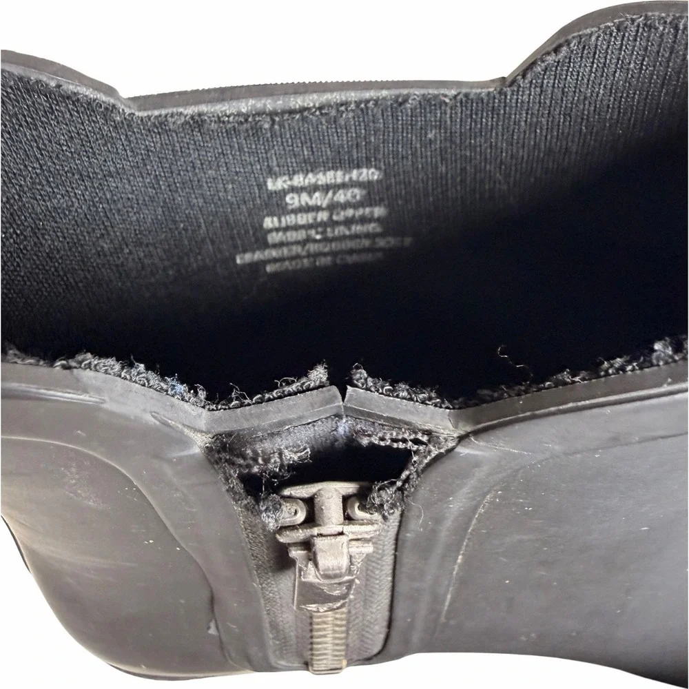 Lucky Brand Basel H2O Waterproof‎ Chelsea Rain Booties Black Women’s 9